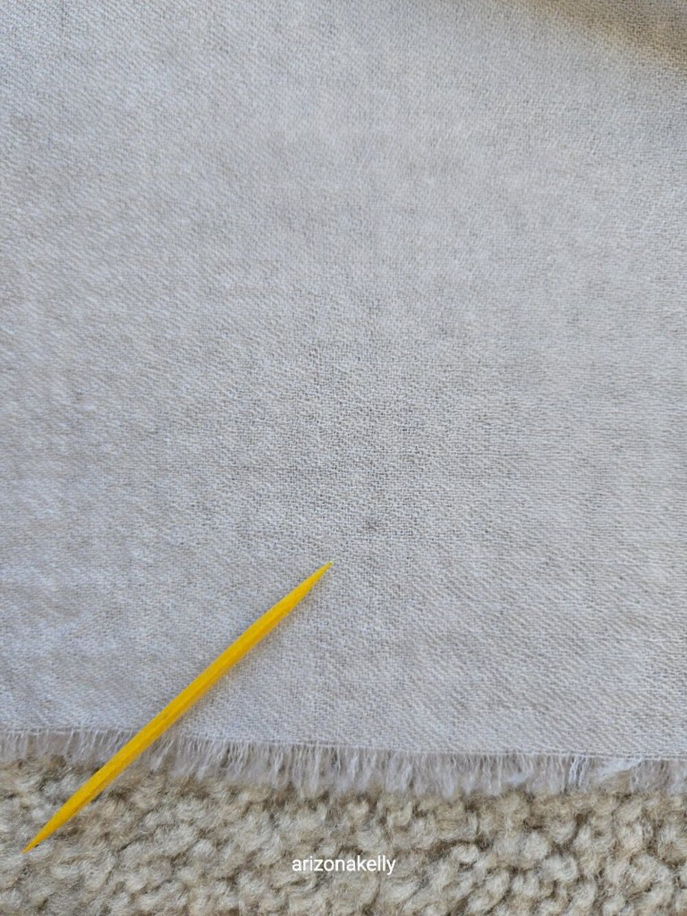 Restoration Hardware Cashmere Ivory Scarf Lightweight - Picture 6 of 10